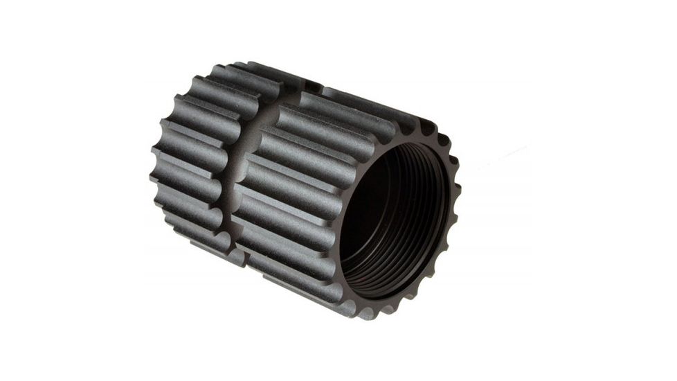 Strike Industries Strike Rail Lightweight Barrel Nut, 7250 Aluminum, Black, SI-StrikeRail-7250NUT
