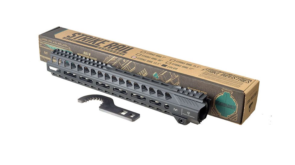Strike Industries Strike Rail Mlok Handguard Rail, Black, 13.5in, 708747546330