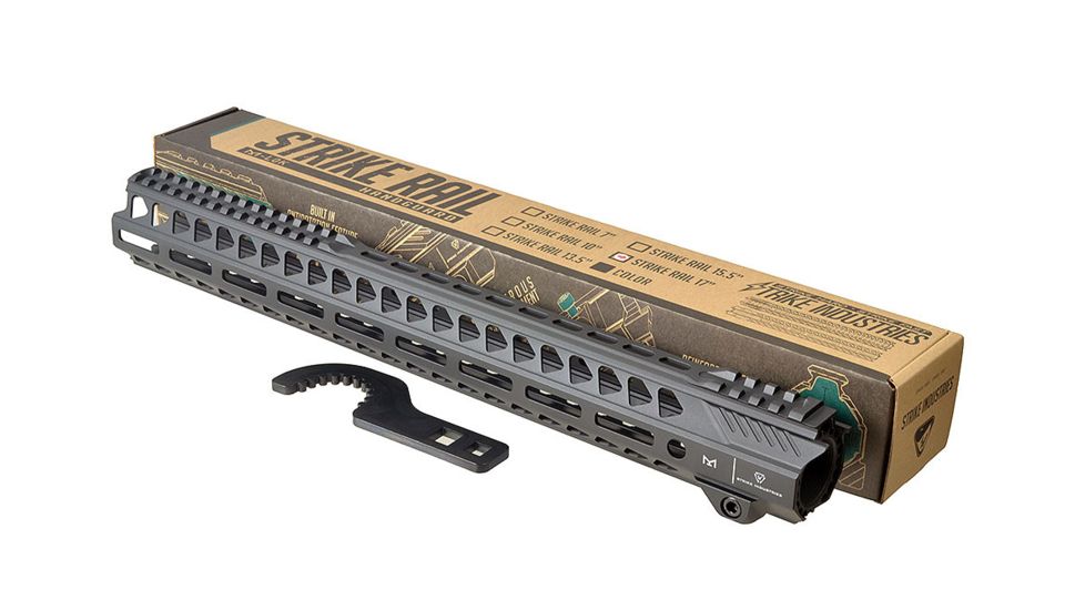Strike Industries Strike Rail Mlok Handguard Rail, Black, 17in, 708746546354