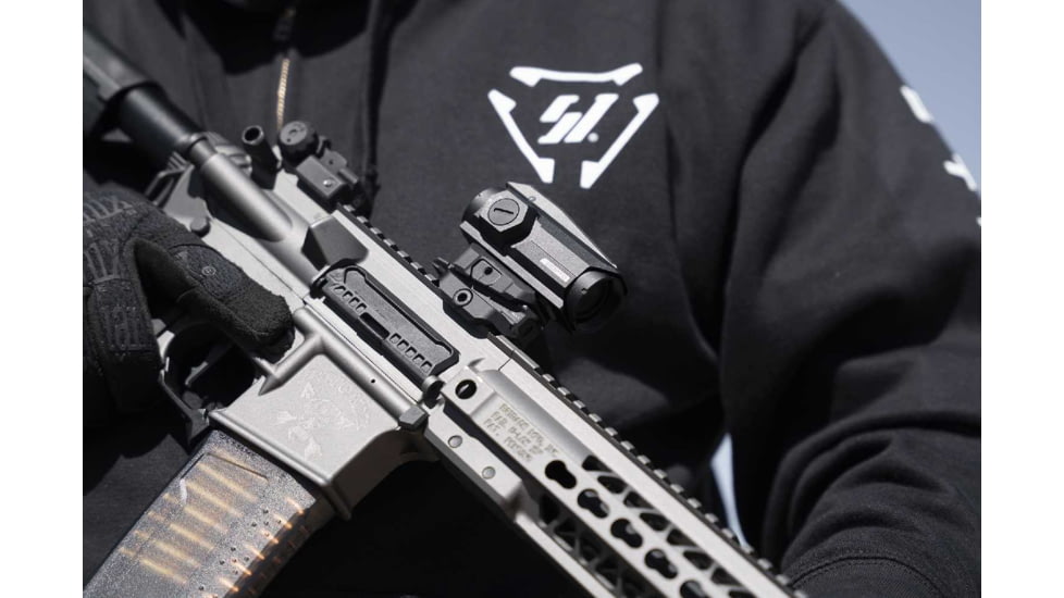 Strike Industries Strike Variable Optic Mount for Aimpoint Micro Standard, Black, SI-T1-VOM-BK