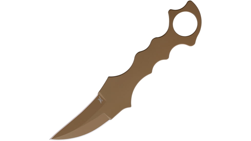 Stroup Knives Arctic Fox Fixed Blade FDE, STPAFFDECER