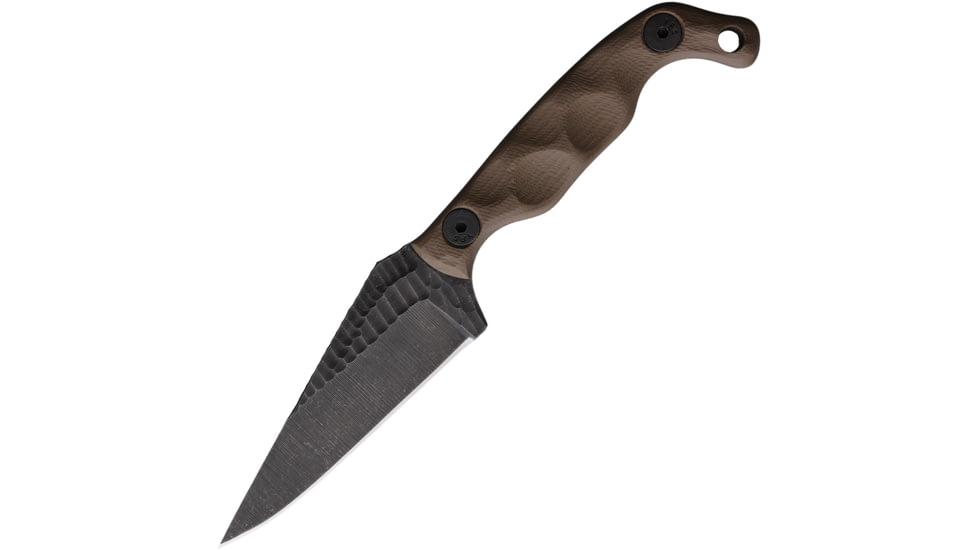 Stroup Knives Mini Fixed Blade FDE, STPMINIFDEG10