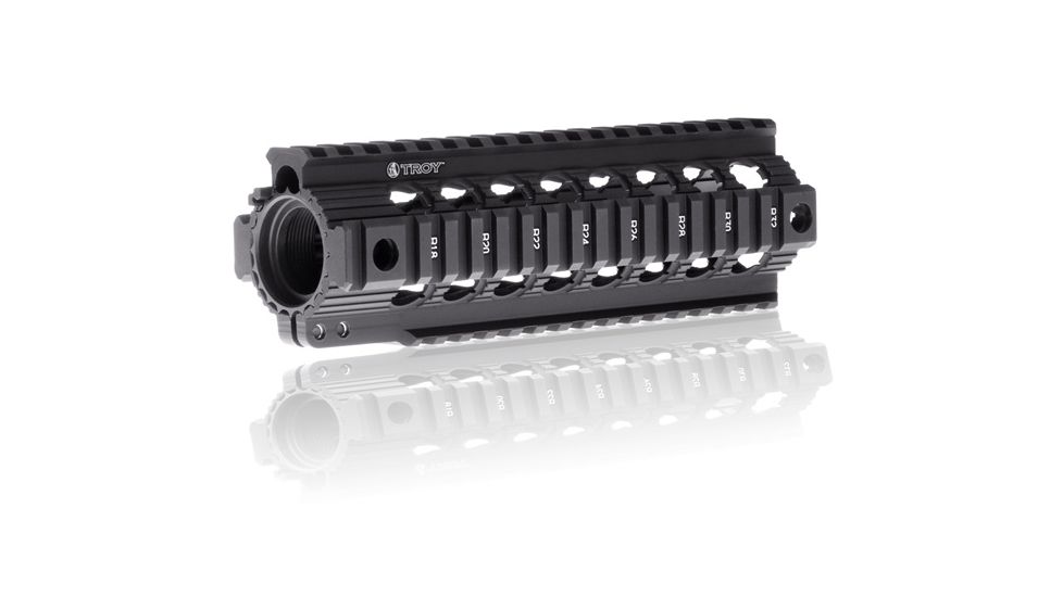 Troy 7.2in TRX Standard CARBINE Battle Rail - Black STRX-STA-C7BT-01