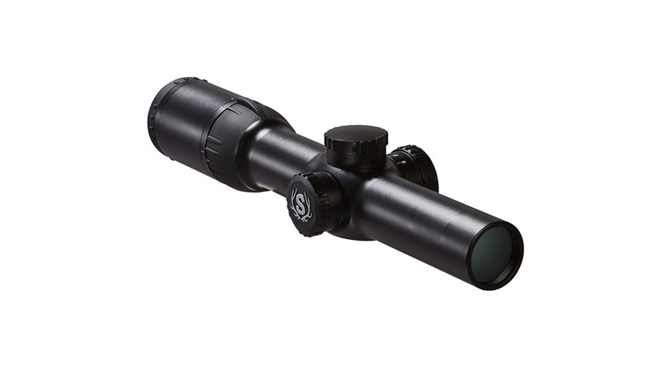 Styrka S7 Series 1-6x24mm Waterproof Rifle Scope w/Side Focus,Black,Plex Reticle ST-95005