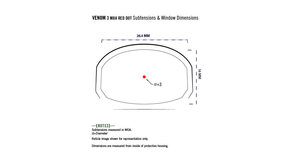 Vortex Venom Red Dot Sight, 1x26.5mm, 3 MOA Dot Reticle, Black w/ Vortex QR Red Dot Mount and VMX-3T Magnifier w/ Flip Mount, VMD-3103-KIT1