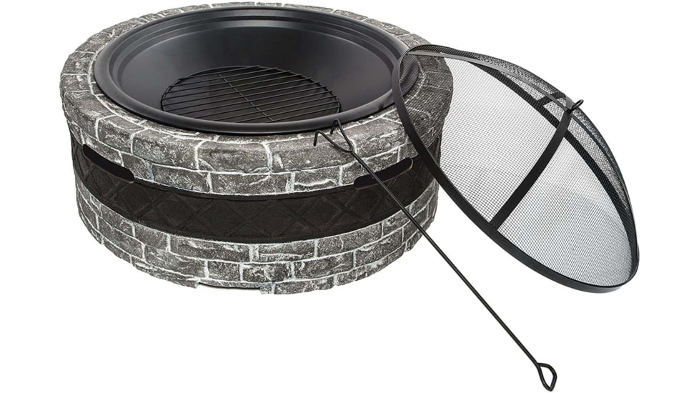 Sun Joe Fire Joe, Fire Pit, 28in, Charcoal Gray, SJFP28-STN-CS