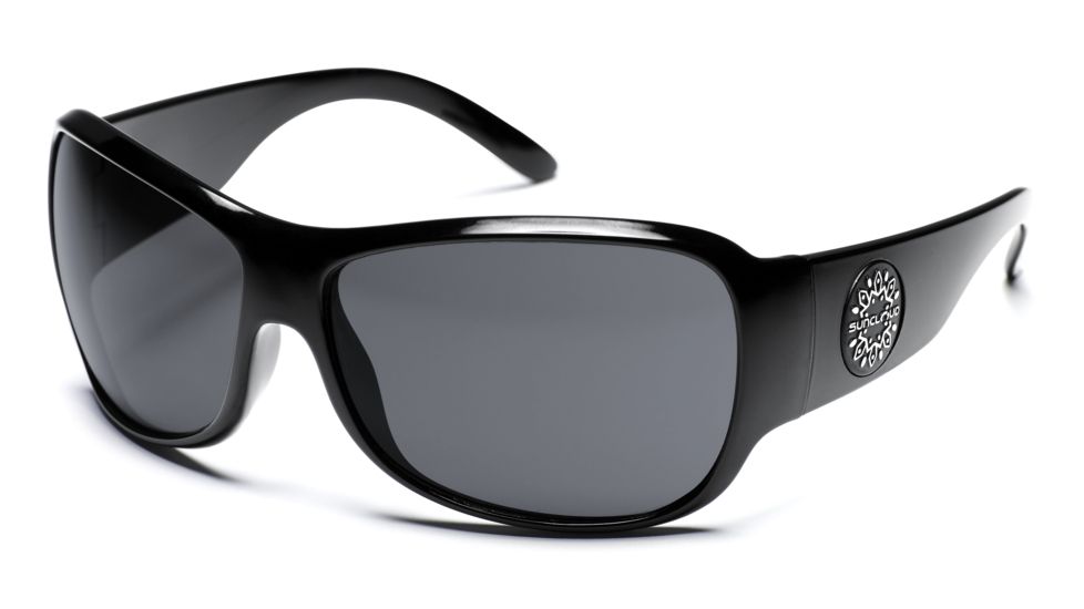 SunCloud Fantasy Sun Glasses - Black Frame, Gray Lenses
