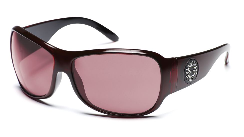SunCloud Fantasy Sunglasses - Ruby Frame, Rose Lenses