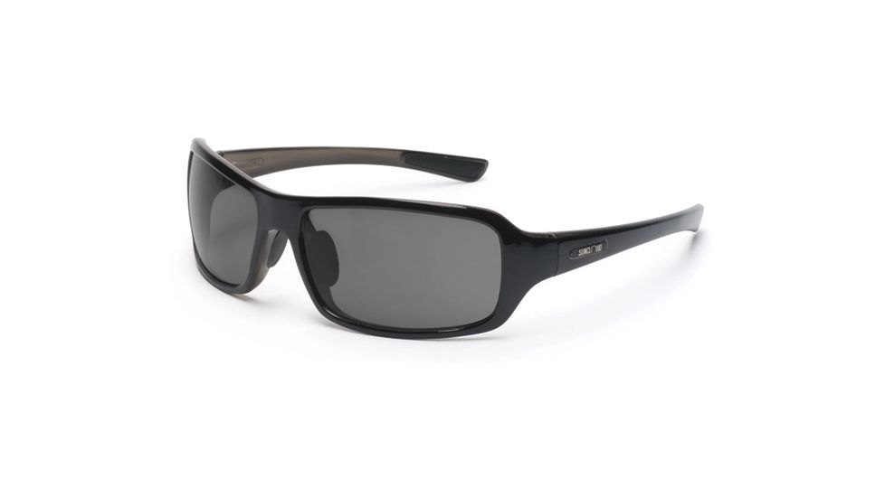 Suncloud Habit Sun Glasses, Black Backpaint Frame, Gray Polarized Polycarbonate Lens S-HBPPGYBP