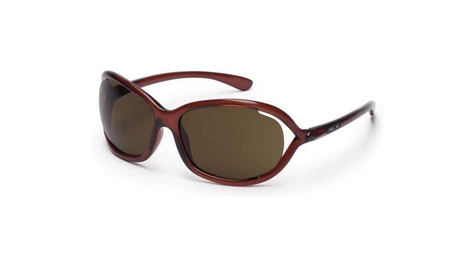 Suncloud Holiday Sun Glasses, Cola Frame, Brown Polarized Polycarbonate Lens S-HLPPBRBR