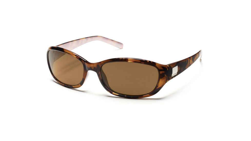 Suncloud Polarized Optics Iris Sunglasses - Tortoise Backpaint Frame, Brown Polarized Polycarbonate Lenses S-IRPPBRTT
