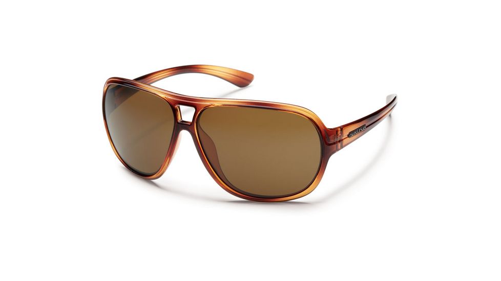 Suncloud Polarized Optics Wingman (New) Sunglasses - Tortoise Frame, Brown Polarized Polycarbonate Lenses S-WGPPBRTT