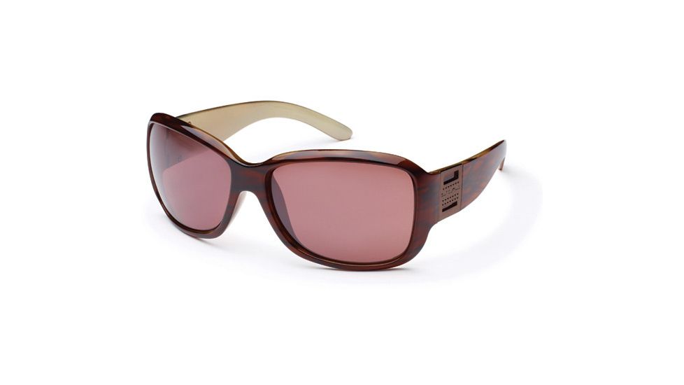 Suncloud Runway Sunglasses, Tortoise Frame, Rose Polarized Polycarbonate Lens S-RWPPRSTT
