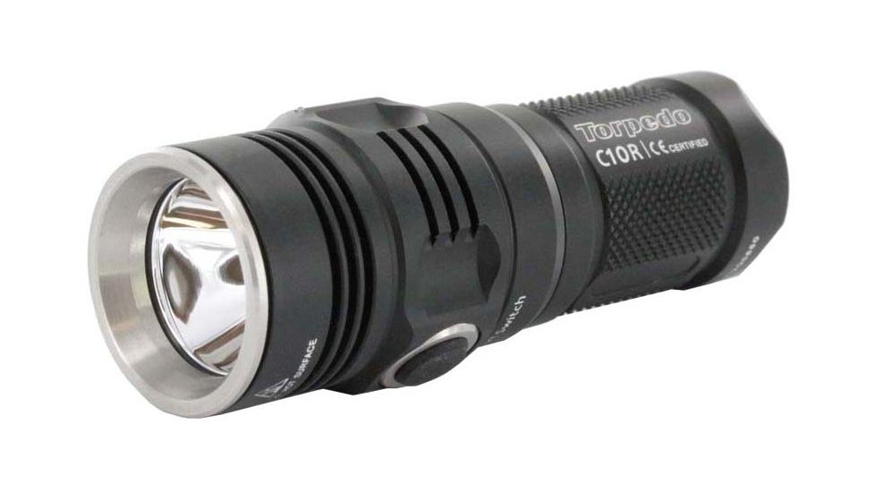 Sunwayman C10R LED Flashlight with CREE XM-L U2 LED - 190 Lumens - Uses 1 x CR123A or 1 x 16340 [DIM], Black SUNWAYMAN-C10R-U2