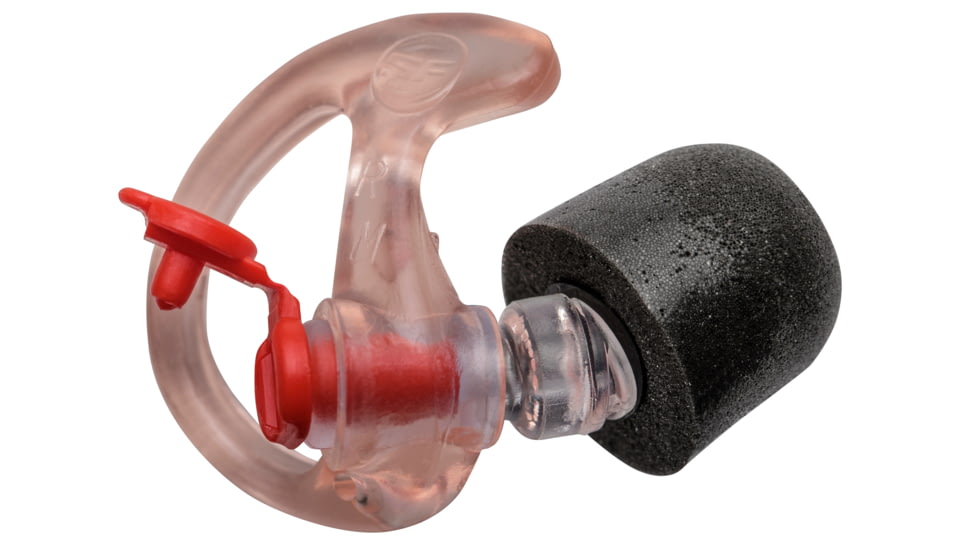 SureFire Comply Foam Tipped, Filtered Earplugs, Medium, 1 Pair, Clear EP7-MPR