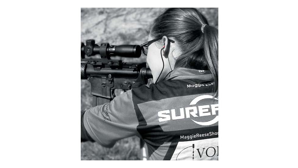 SureFire COMPLY FOAM TIPPED, FULL BLOCK EARPLUGS, MEDIUM, 25 PAIR, CLEAR, Clear, Medium, EP10-MPR-BULK