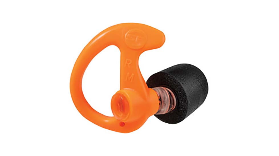 SureFire COMPLY FOAM TIPPED, FULL BLOCK EARPLUGS, MEDIUM, 25 PAIR, ORANGE, Orange, Medium, EP10-OR-MPR-BULK