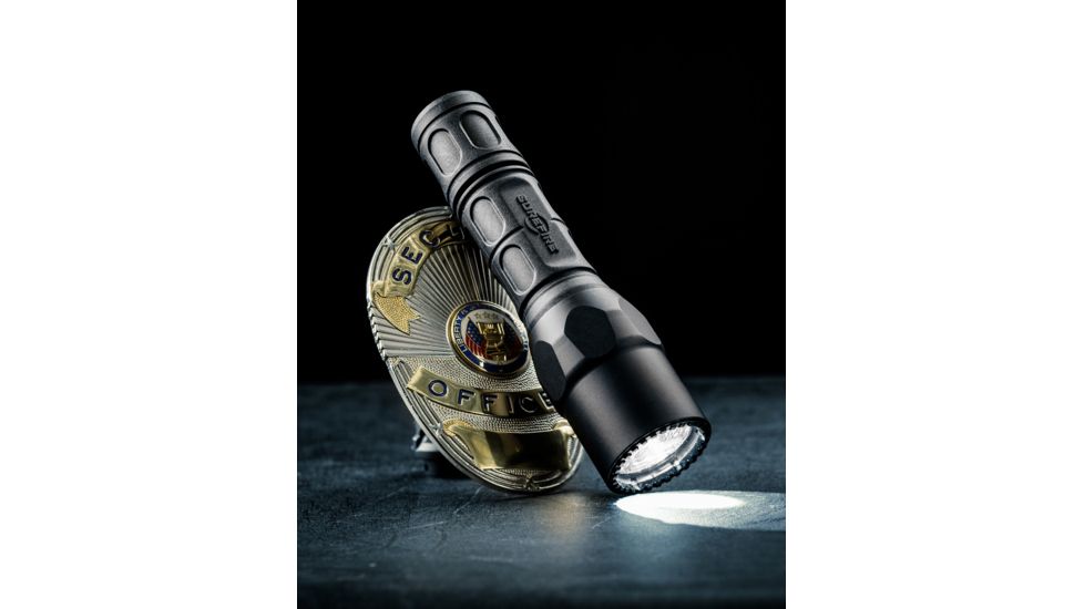 SureFire G2X LE Dual-Output LED Flashlight, 15-600 Lumens, Black, G2XLE-BK