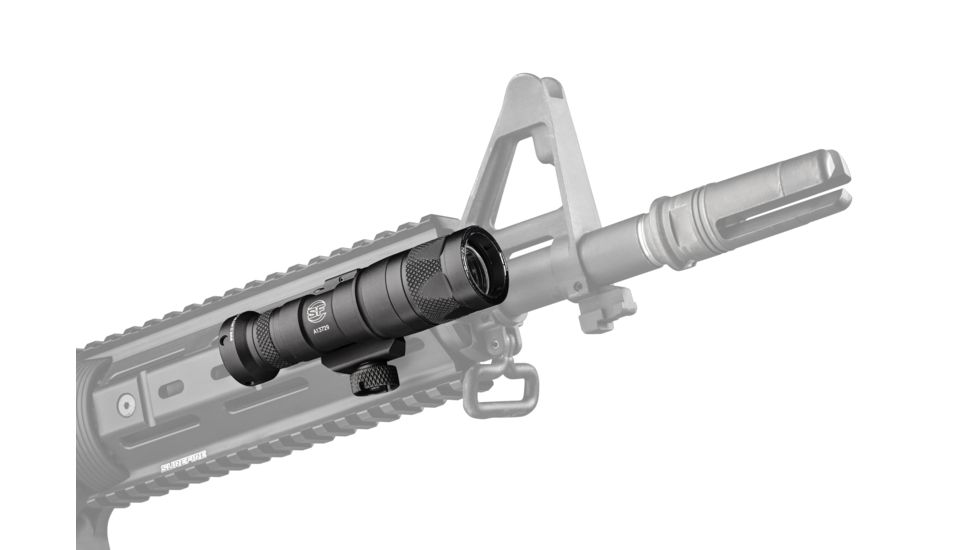 SureFire M300 Mini Scout Light LED Weapon Light, CR123A, IR/White, 250 Lumens, Black, M300V-B-Z68-BK