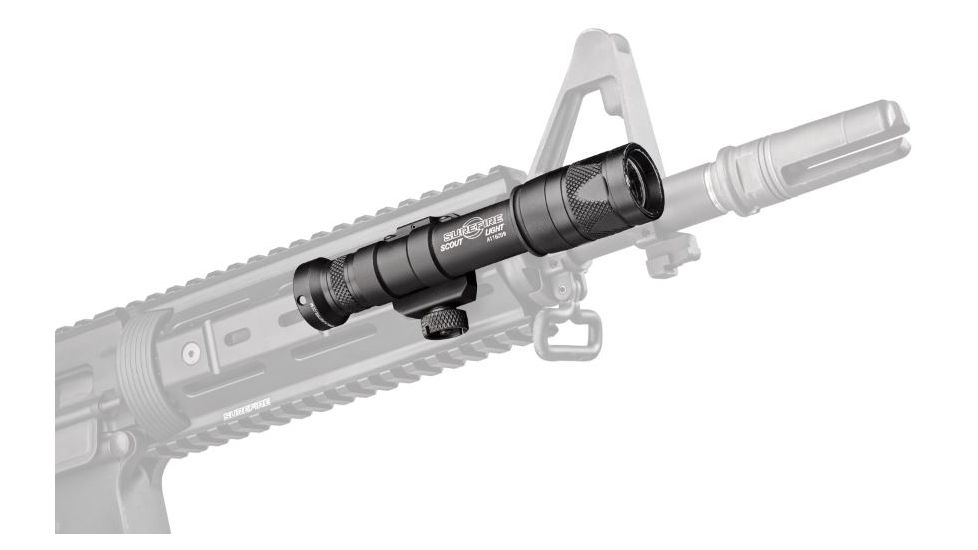SureFire M600AAV Scout Light LED Weapon Light, 123A Lithium, 350 Lumens, Tan, M600V-B-Z68-BK