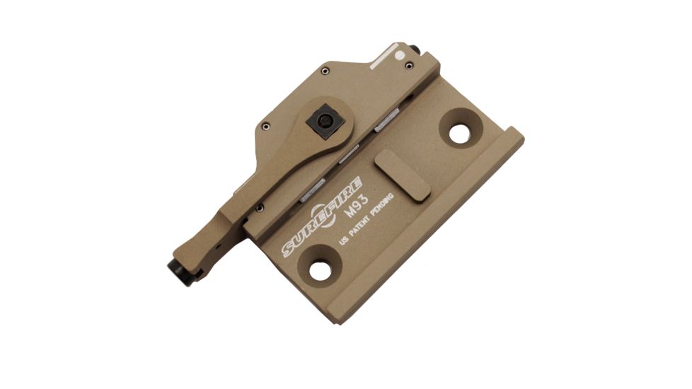 Surefire M93 Swing Lever WeaponLight Rail Mount, Tan 194335