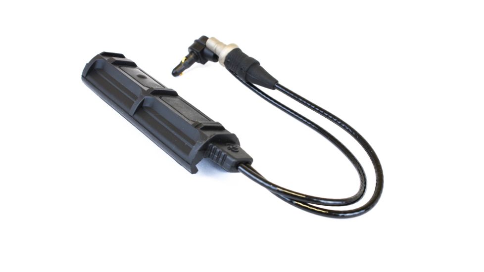 SureFire Plug-In Tape Switch with Picatinny Rail Pad for WeaponLights and ATPIAL Laser Device, 7in Cable,, NSN 5930-01-623-5207, SR07-D-IT