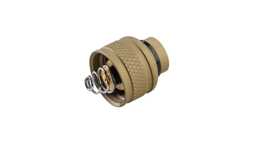 SureFire Replacement Rear Cap Without Tape Switch, Tan, UE-TN