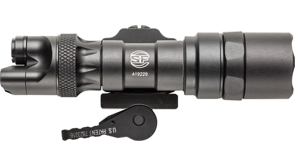 SureFire Scout Light w/Remote Switch, CR123A, ADM Mount, White, 500 Lumens, Black, M322C-BK