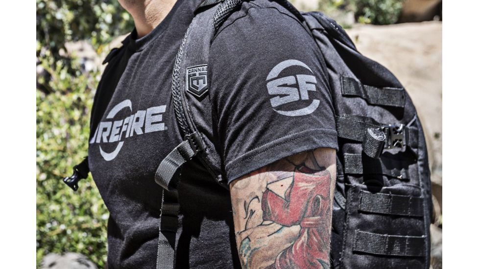SureFire SF Logo T-Shirt - Men's, 100% Cotton, Black, 2XL SST-SFL-BK-2XL