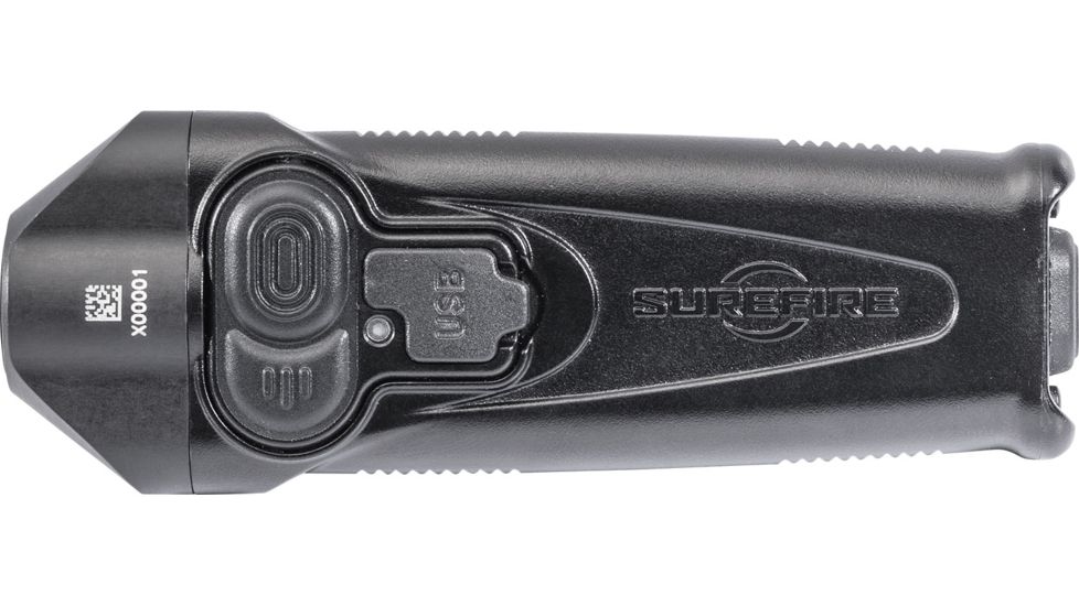 SureFire Stiletto Multi-Output Rechargeable Pocket LED Flashlight, 650 Lumens, Black PLR-A
