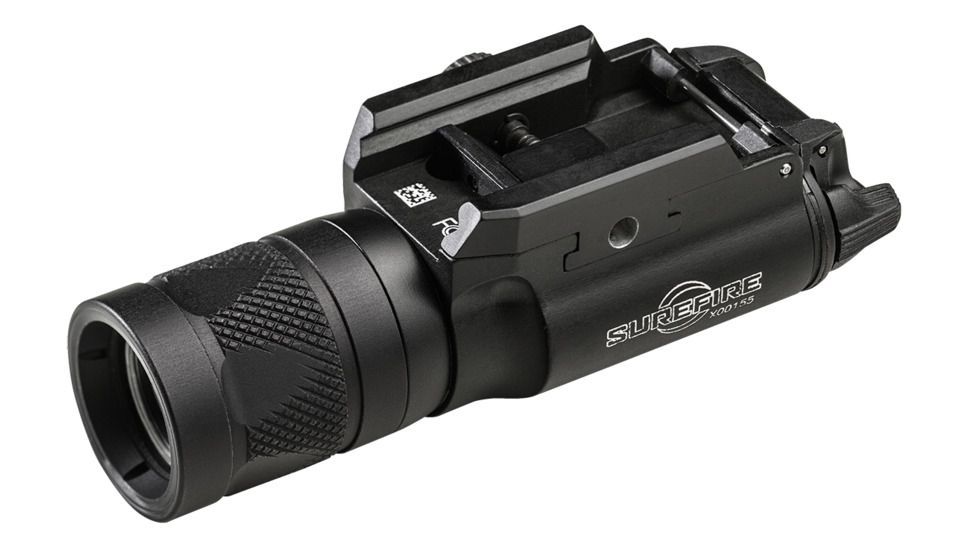 SureFire X300V LED Weapon Light, No Accessories, CR123A, 350 Lumens, Black, X300V-B
