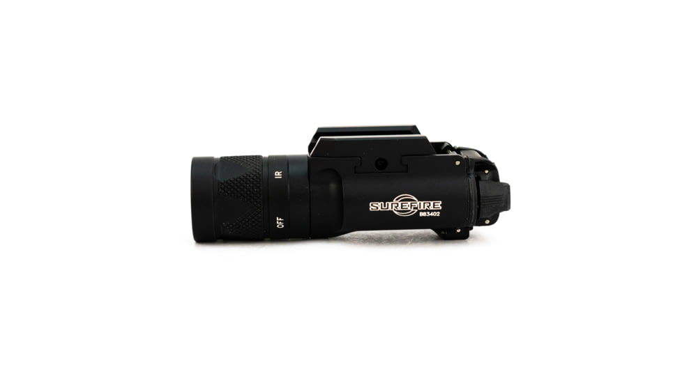 SureFire X300V LED Weapon Light, No Accessories, CR123A, 350 Lumens, Black, X300V-B