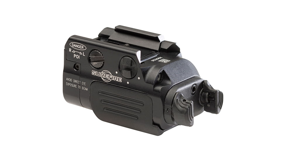 SureFire XR2 Ultra-Compact Rechargeable LED Pistol Light w/ Laser, Rechargeable Lithium Polymer, White Light / Green Laser, 800 Lumens, Black, XR2-A-GN
