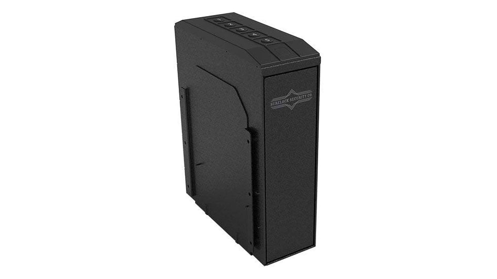 Surelock Security QuickTouch Handgun Slide Vault Digital Gun Safe, Quiet Access, 5-digit code, Heavy Duty Steel, Black, 3418975