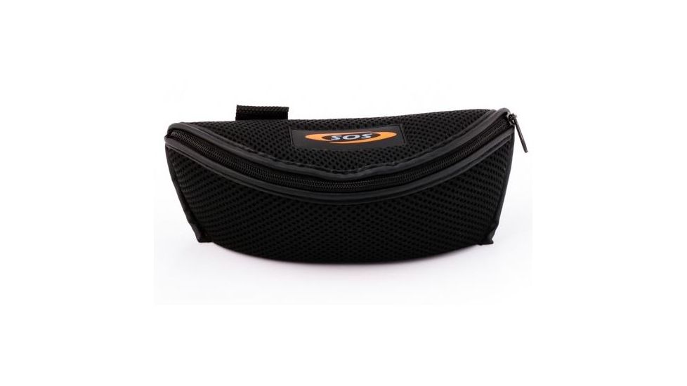 Survival Optics Sunglasses Wraps/Liquid Sunglasses, Metallic Blue/Black Frame, Pc Smoke-fm Lens 3249