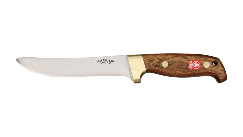 Svord Deluxe General Purpose Fixed Knife, Full tang, Varnished sapele mahogany handle SV870BB