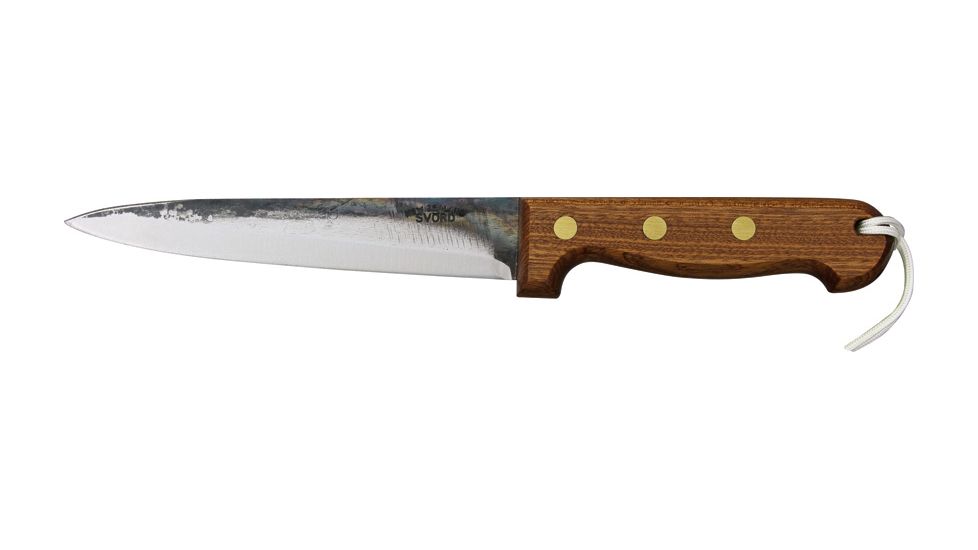 Svord Kiwi Pig Sticker General Fixed Knife, Swedish high carbon tool steel blades, Brown hardwood handle SVPSGP