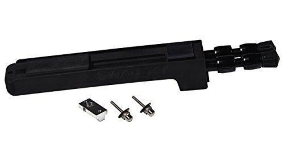 Swagger 6.75 - 29 in Hunter Bipod, Black, SWAG-BP-HT29