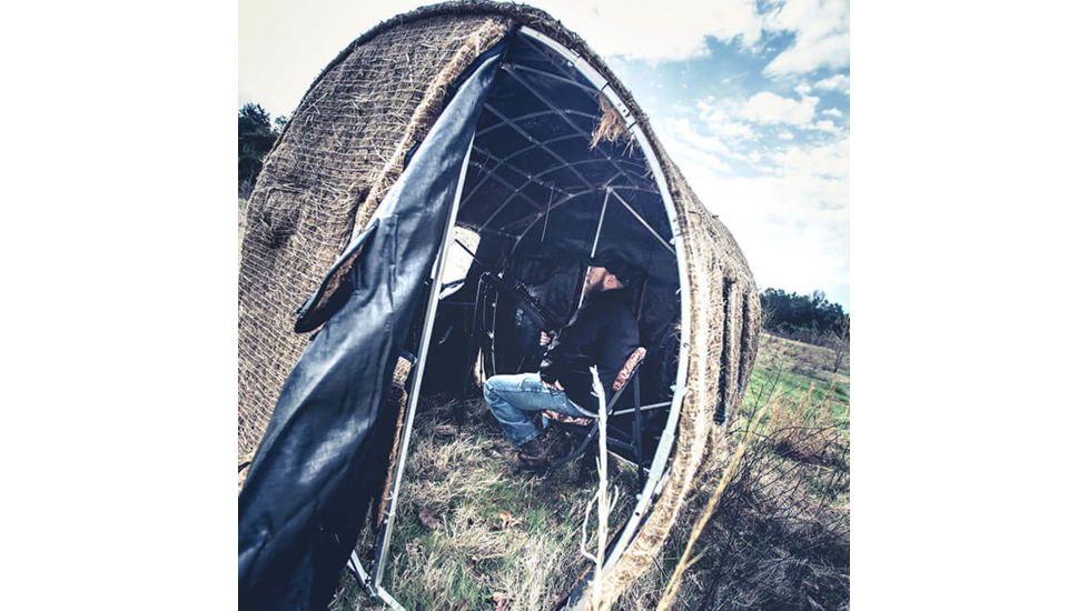 Swagger Bipod Ground Blind/Treestand Model, Black, SWAG-BP-GB1