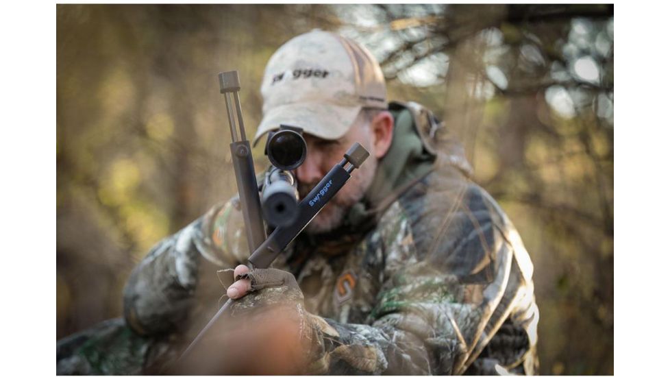 Swagger Stalker Lite Bipod, Black, SWAG-ST-LITE