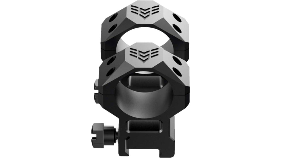 Swampfox F.R. Rifle Scope Rings, 34mm Tube, 1.93in Centerline Height, Black, MRF34-H