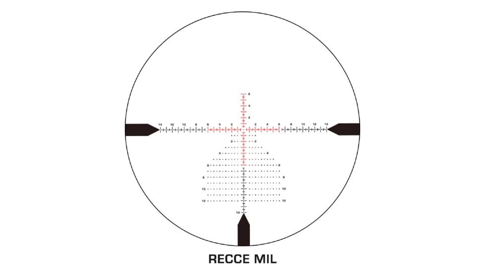 Swampfox Kentucky Long Tactical 3-18x50mm Rifle Scope, 30mm Tube, First Focal Plane, Recce MIL, MOA, Black, KTK31850-4L
