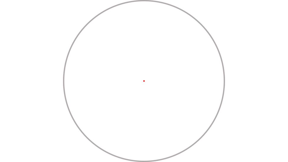 Swampfox Liberator Red Dot Sight, 1x22mm, 3 MOA Dot Reticle, Black, RLR00122-1