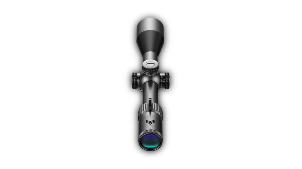 Swampfox Patriot Rifle Scope, 6-24x50mm, 30mm Tube, First Focal Plane, Sharpshooter Grid MIL Reticle, Black, 6-24X50 L
