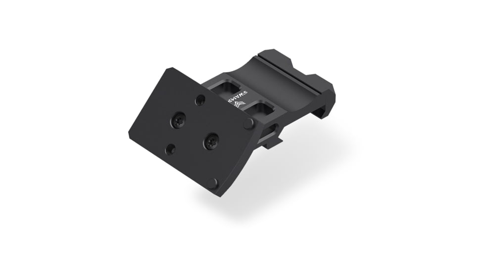 Swampfox Rebel Offset For Picatinny Rail Dot Sight Mount, Hard Anodize, Black, RO-DSM-1913