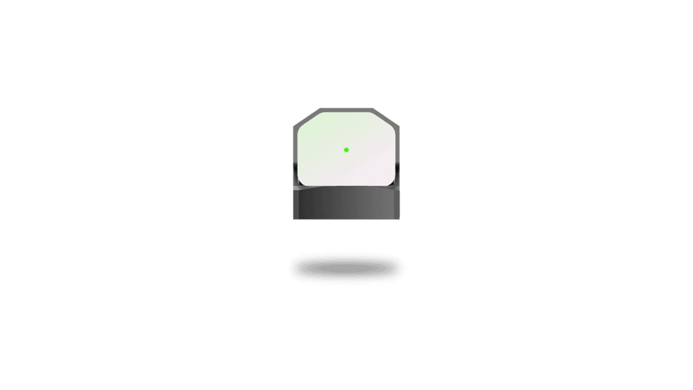 Swampfox Sentinel Ultra Compact Micro Green Dot Sight, 1x16mm, 3 MOA Green Dot Reticle, Auto Brightness, Black, SNL00116-GD