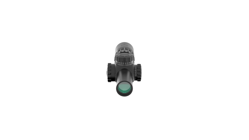 Swampfox Tomahawk II 1-4x24mm Rifle Scope, 30mm Tube, Second Focal Plane, Green BDC, Black, THK14241-GB