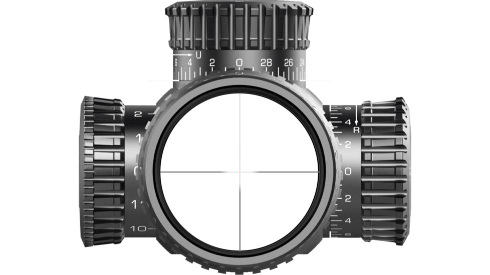 Swampfox Tomahawk LVPO Rifle Scope, 1-8x24mm, 30mm Tube, Second Focal Plane, Spear Duplex Reticle, Black, ATK18241-D