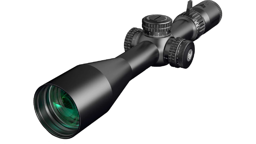 Swampfox Warhawk Tactical 3-15x50mm Rifle Scope, 34mm Tube, First Focal Plane, Sharpshooter MOA, MOA, Black, TWK31550-3M