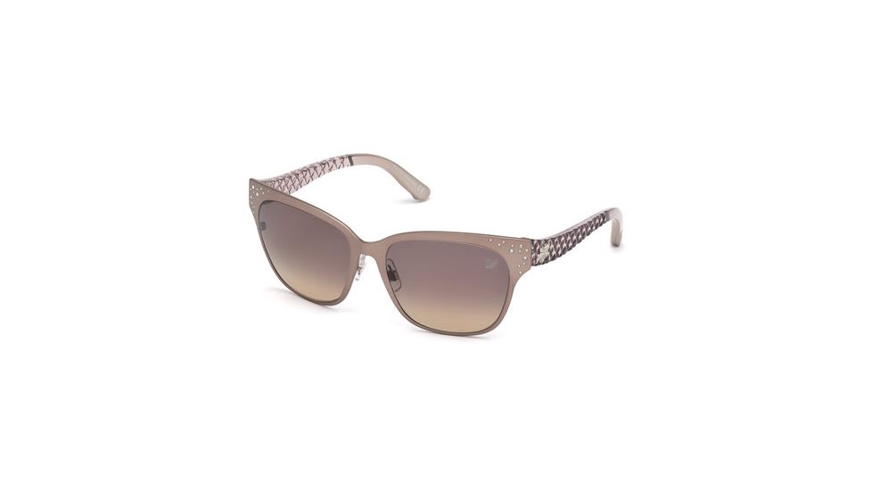 Swarovski SK0069 Sunglasses - Shiny Pink Frame Color, Gradient Smoke Lens Color
